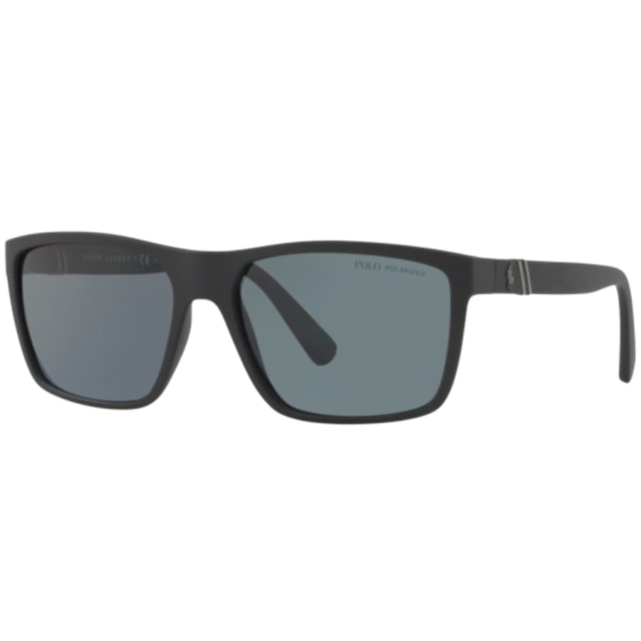 Ralph Lauren Polo Player Sunglasses Black
